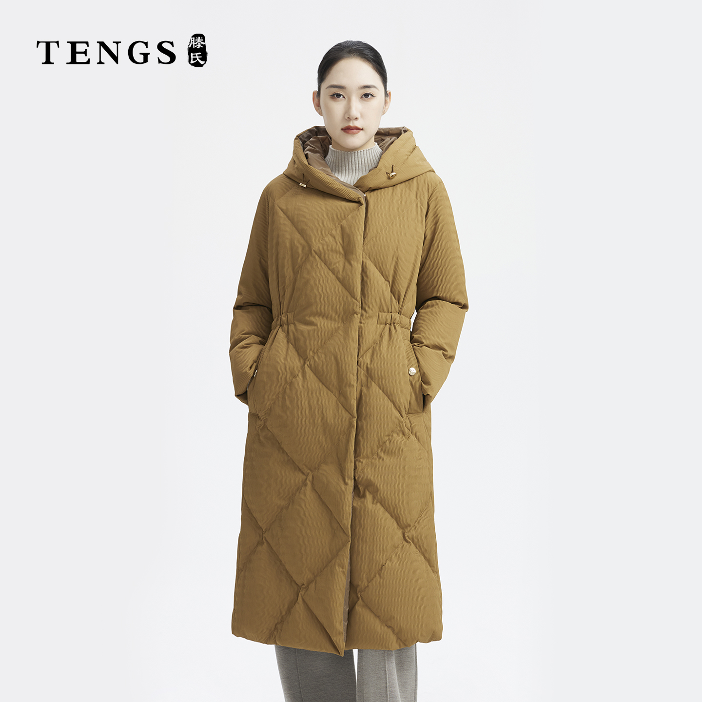 TENGS冬季舒适百搭羽绒服