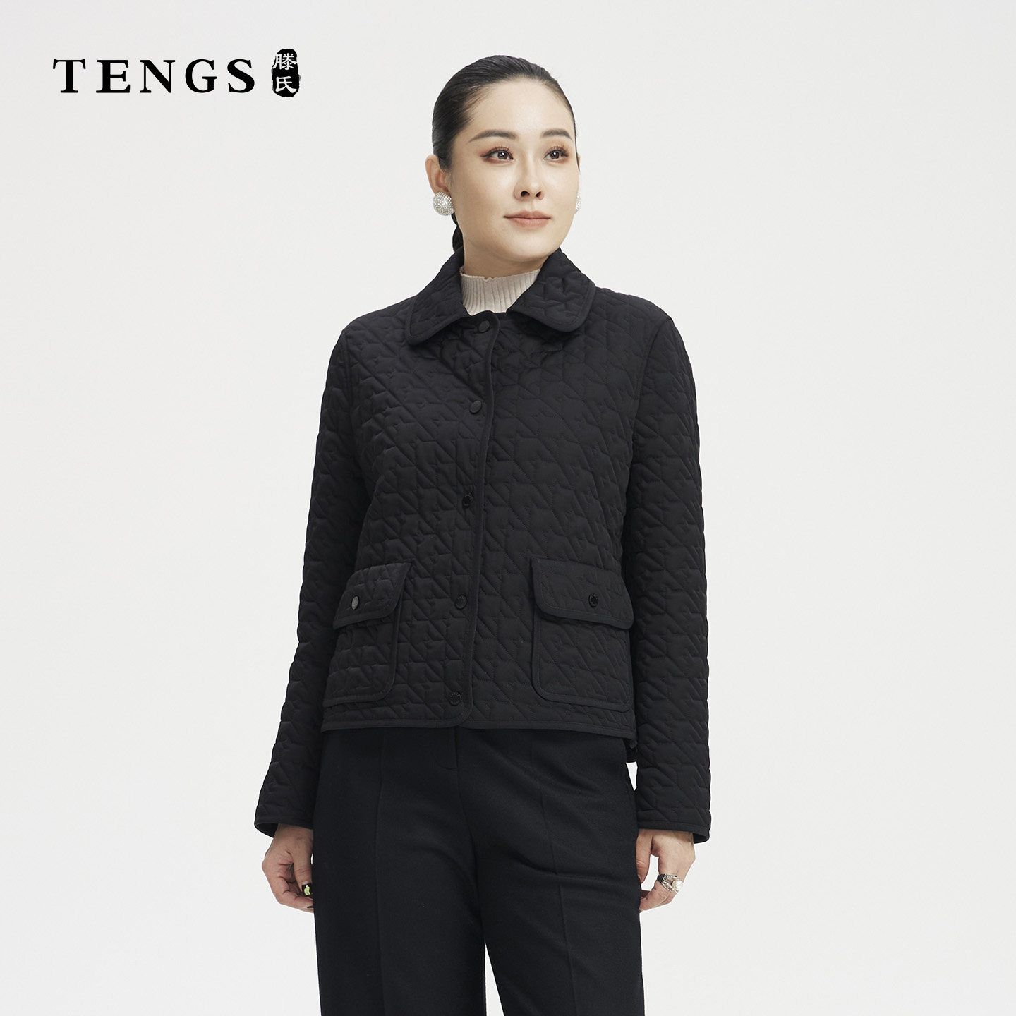 TENGS滕氏修身百搭短棉服