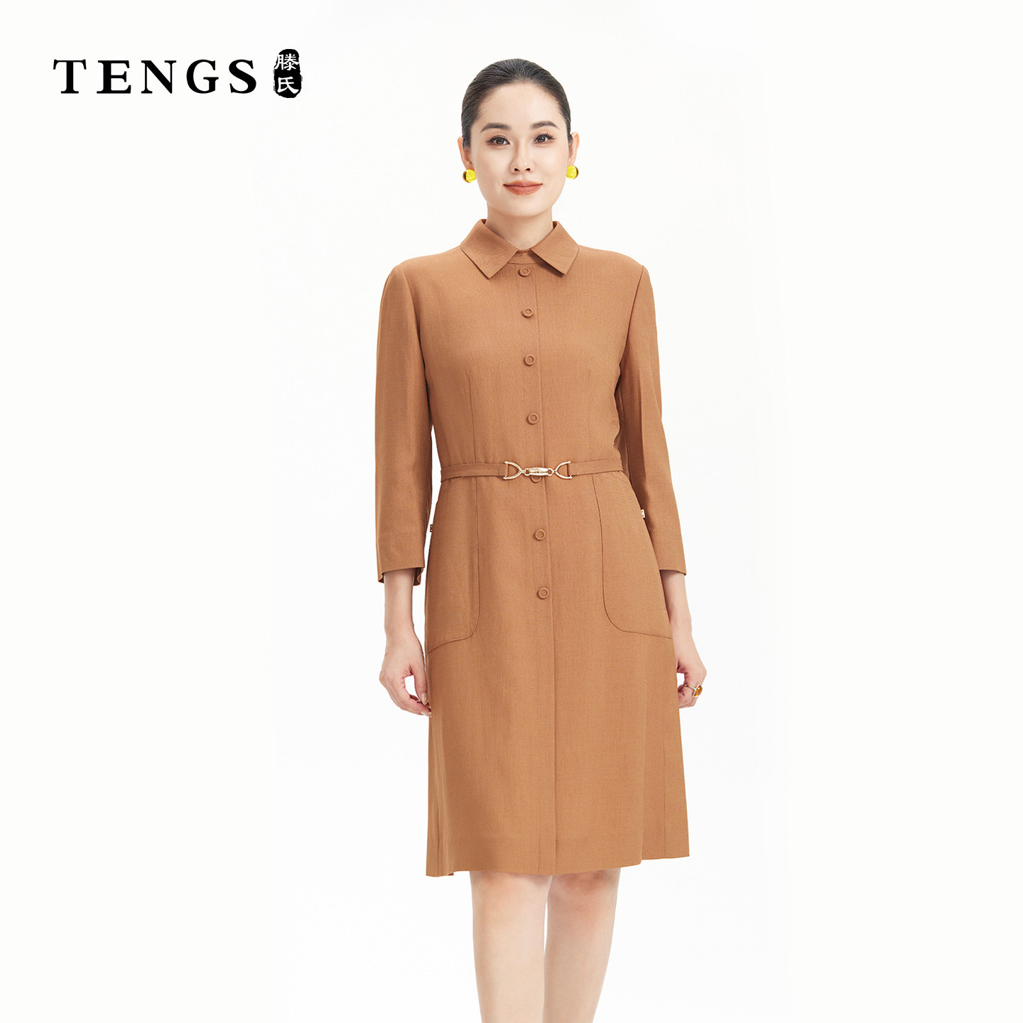 TENGS优雅气质感连衣裙