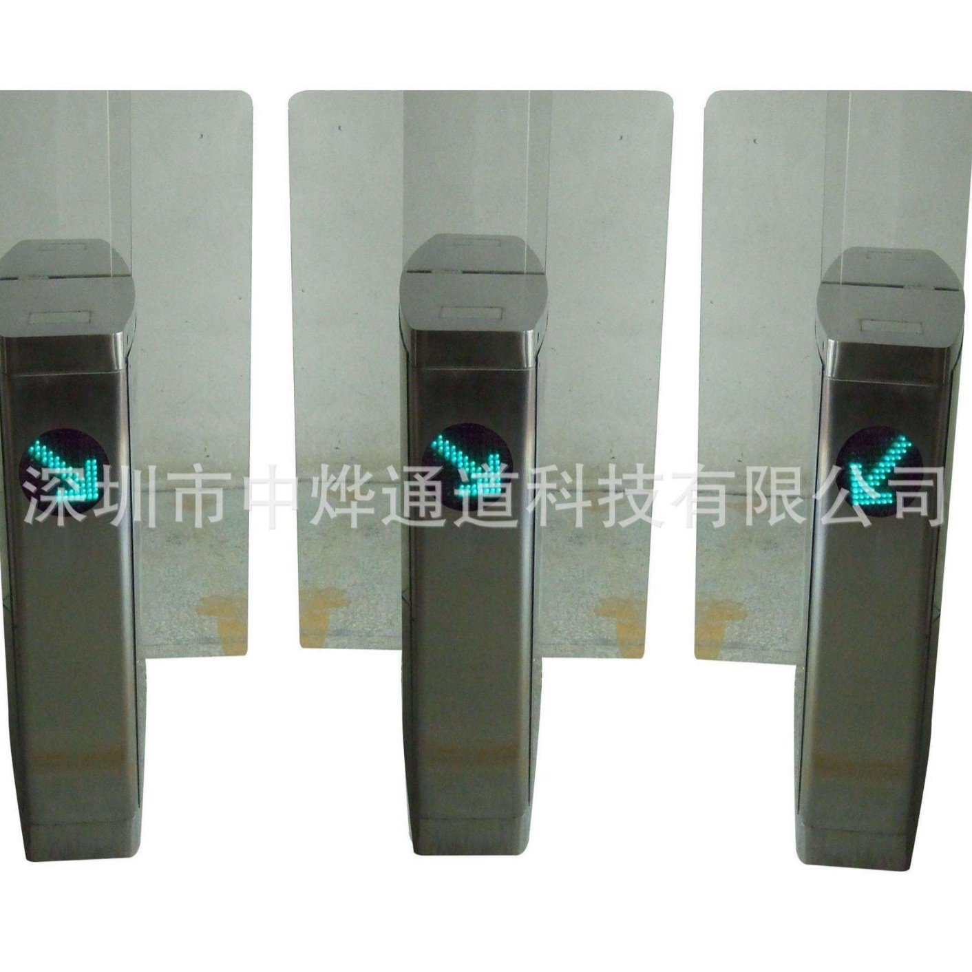 健身房人脸指纹识别平移闸机
