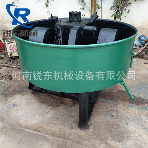 汽车后桥轮碾搅拌机实心辊子混凝土轮碾机石英砂立式轮碾机设