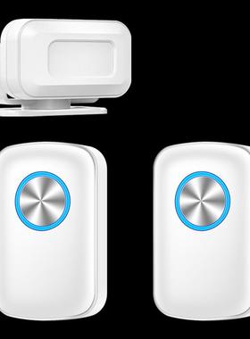 欢迎光临门铃感应器便利店超市红外探测无线分体式进门提醒迎宾器