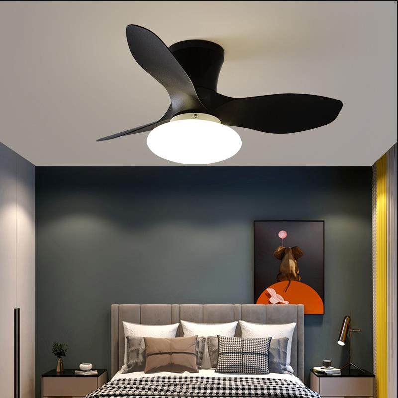 吸顶风扇灯大风力吸顶餐厅客厅家用一体吊顶卧室北欧带电扇灯