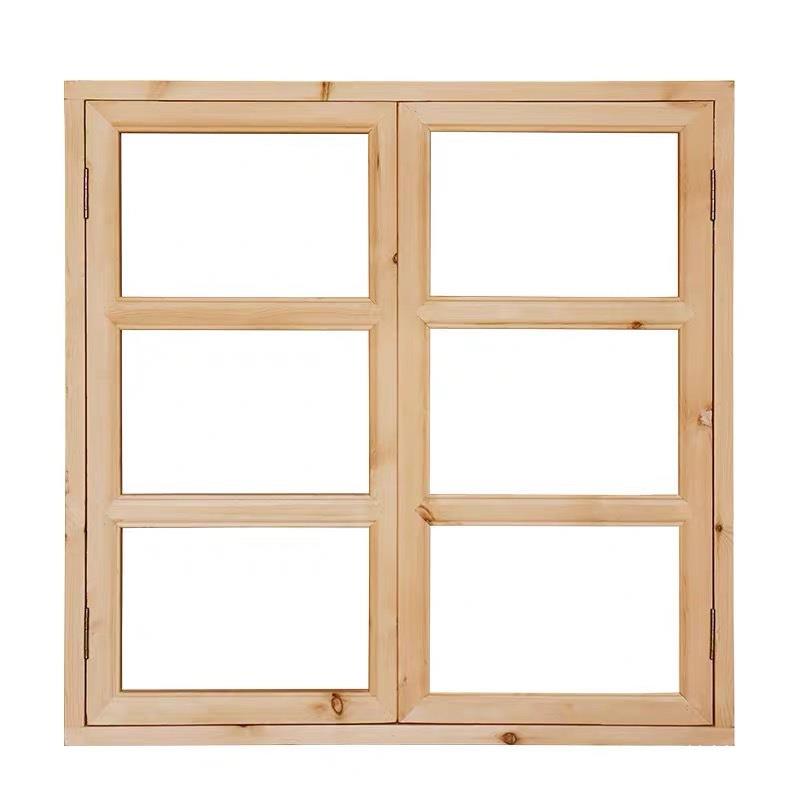 实木窗户防古木雕门窗花格窗户民宿怀旧老式窗户对开原木窗