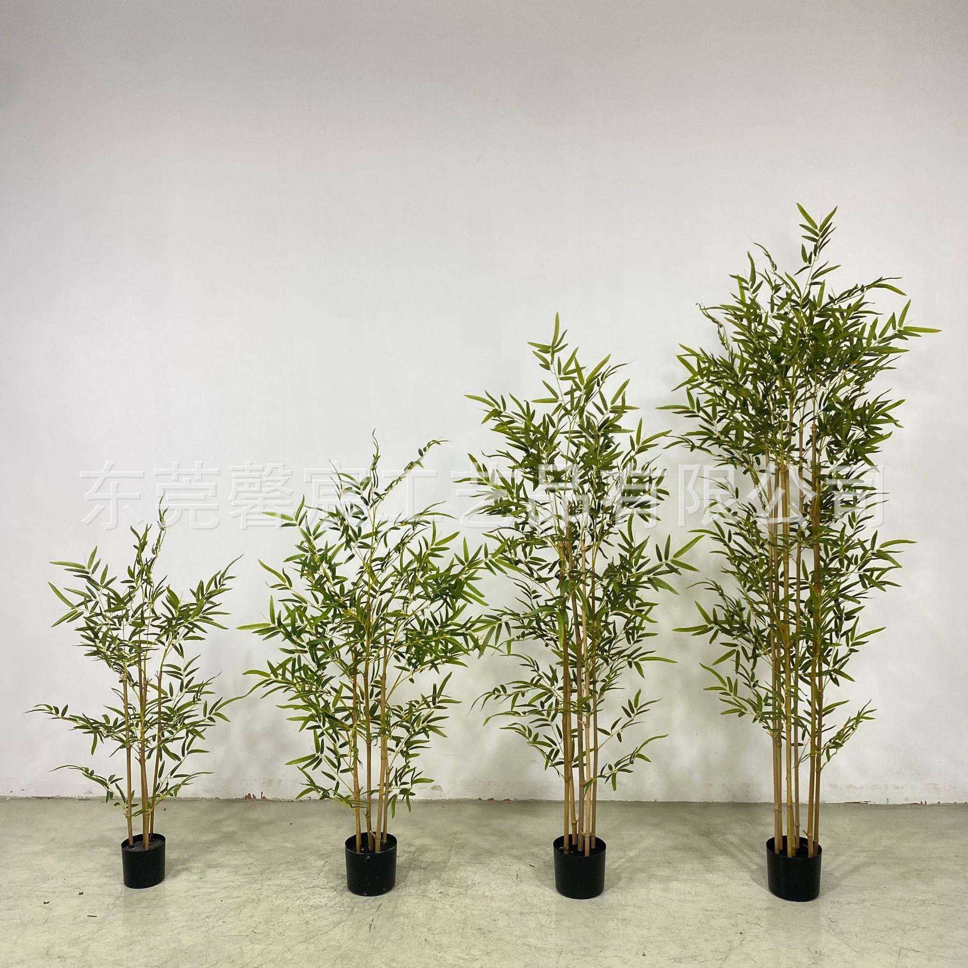 仿真绿植仿真竹子北欧田园风落地盆栽新中式软装植物装饰假绿植