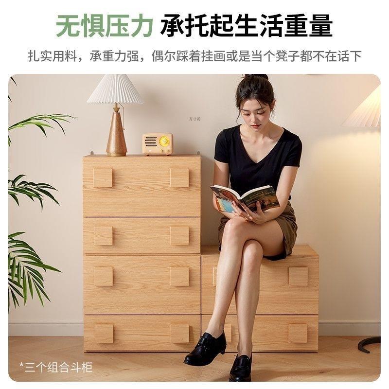 实木卡门柜多功能自由组合电视柜客厅卧室简约组合落地储物斗柜厂