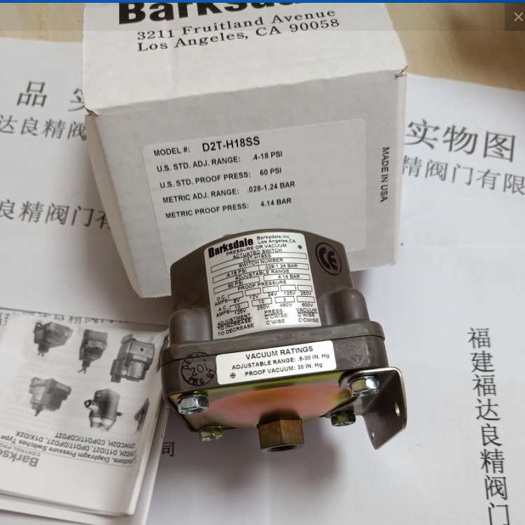 Barksdale巴士德波登管开关D2T-H18SS