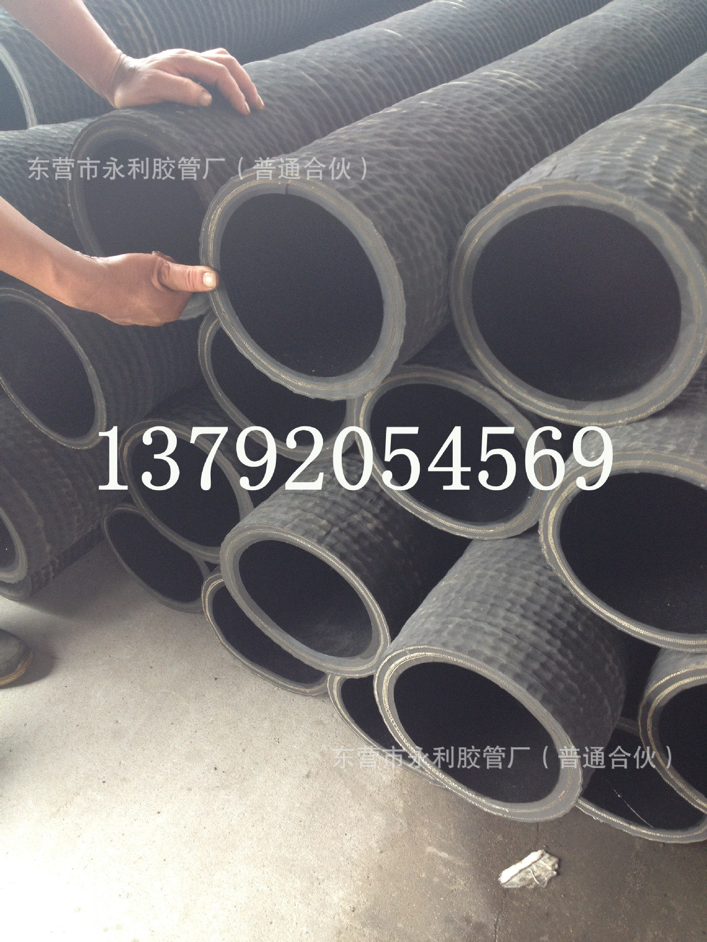 农业灌溉防汛抗旱专用橡胶水管吸排水胶管耐高压胶管