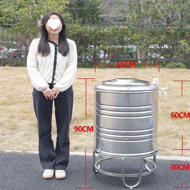 304不锈钢水箱家用立式加厚水塔储水桶楼顶厨房水塔储水罐热