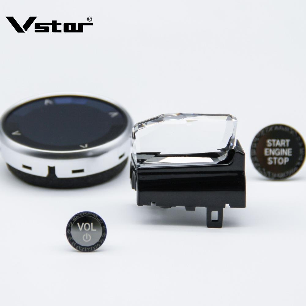 Vstar威世水晶拨片四件套音量按键MGU旋钮启动宝3系G底盘马内饰升