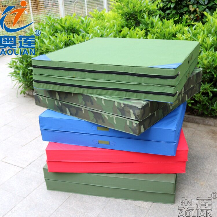 折叠式体操垫/空翻垫/舞蹈垫子仰卧起坐垫2*1*0.1米海绵垫子练功