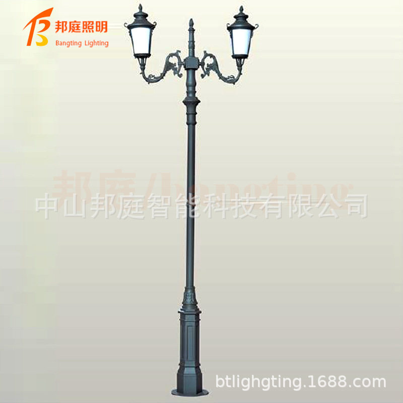 厂家做欧式庭院灯户外压铸铝3.5米花园庭园林公园别墅led庭院灯