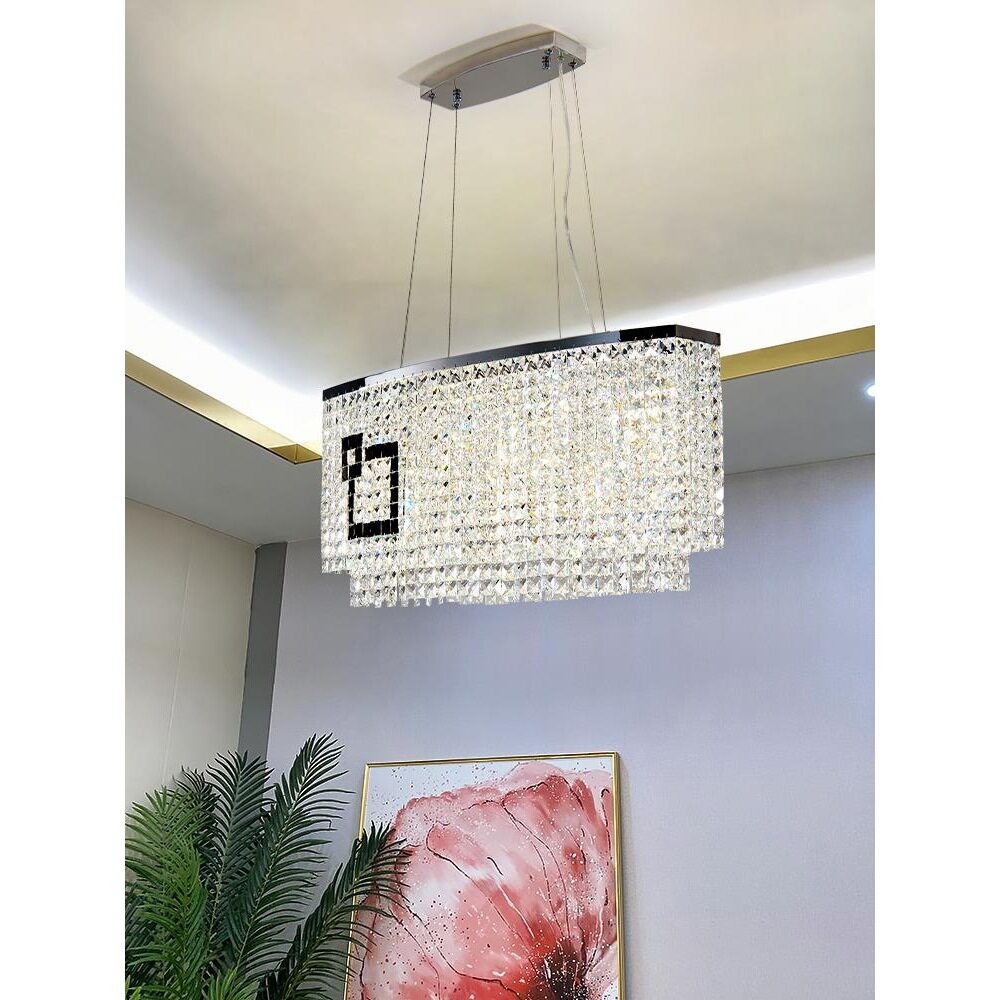 批发北欧后现代水晶吊灯别墅复式楼客厅餐厅轻奢大气酒店卧室灯