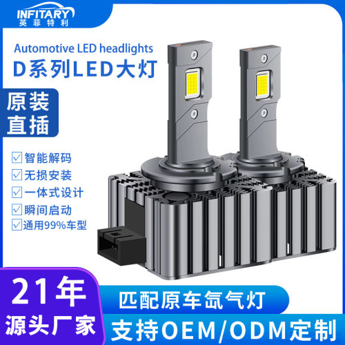 汽车led灯泡适用D3Sled车灯D1Sled大灯D2S/D4S/D5S改装汽车大灯