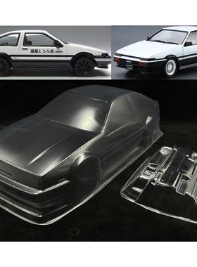 1/10平跑车壳MiniM车壳ToyotaAE86透明PC车壳225mmTamiyaM225