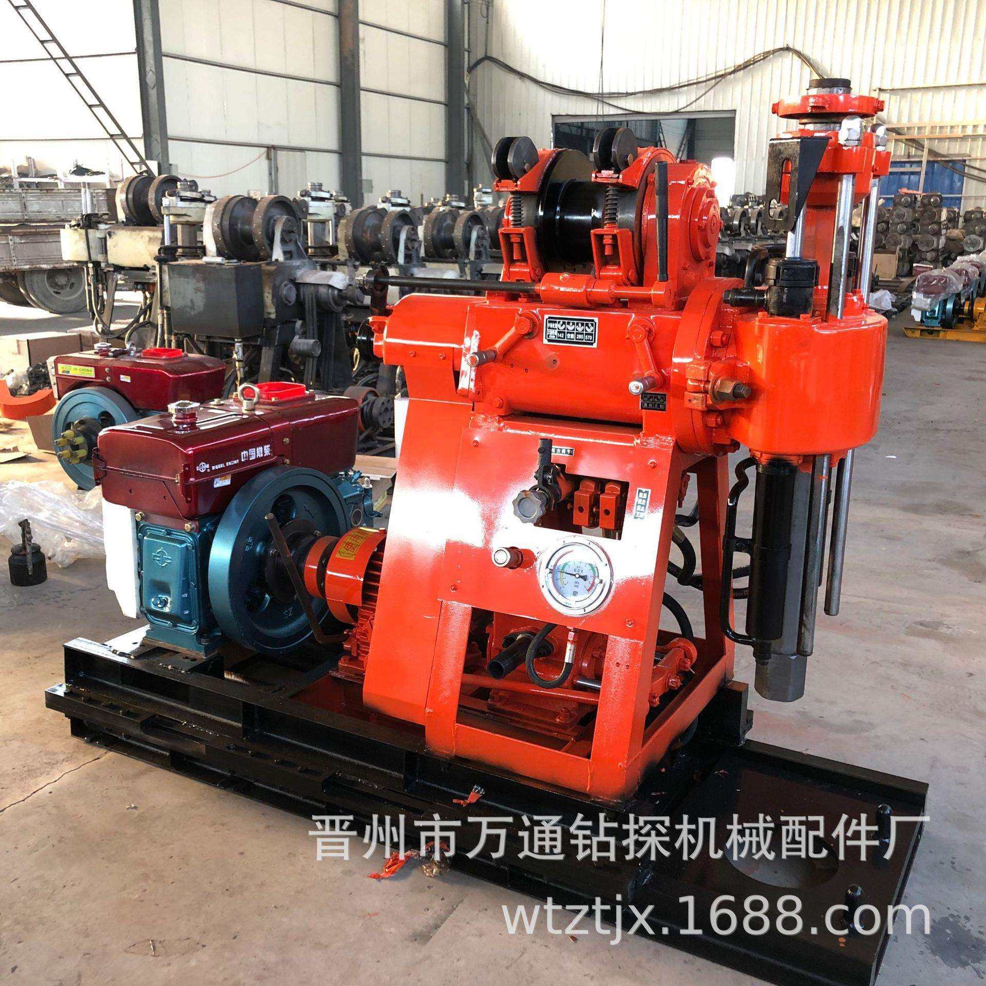 勘察钻探100百米移机取心勘探XY-1型岩心钻机（常柴）取芯机