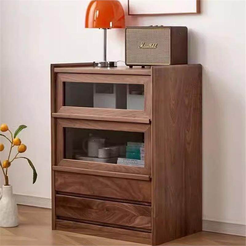 北美黑胡桃木实木电视柜边柜客厅沙发边柜樱桃木多功能储物收纳柜,金属材料及制品,金属加工件/五金加工件,淘宝优惠券,粉丝福利购,淘宝优惠卷