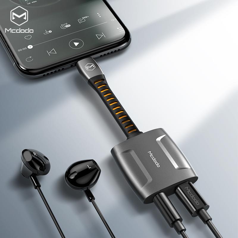 Mcdodo麦多多音频转接器原装芯片DC3.5支持MIC充电通话CA-6340