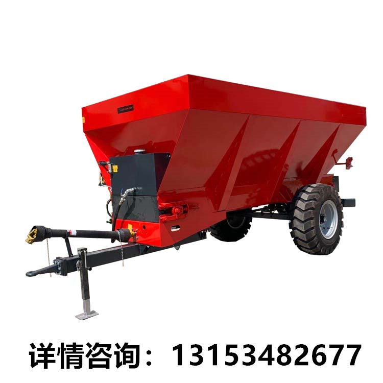 液压牵引撒粪车干湿粪抛洒车猪牛羊粪撒粪车扬粪车农家肥撒肥车