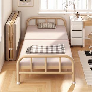 新型折叠床家用成人简易凉床行军陪护床客人临时床90cm小床单人床