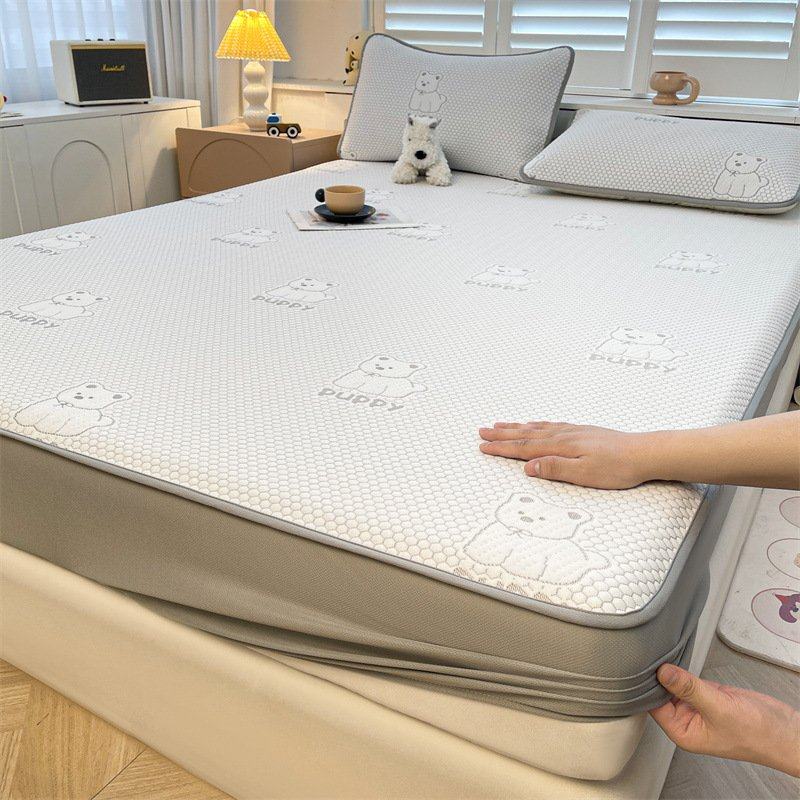 夏季A类冰豆豆床笠三件套凉席床垫套席子冰丝空调席可水洗软席子,床上用品,冰丝席,淘宝优惠券,粉丝福利购,淘宝优惠卷