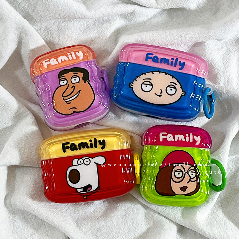 趣味搞怪恶搞之家布莱恩适用AirPods4苹果AirPods1/2代无线蓝牙耳机套女款airpodspro新三代airpods3情侣男生