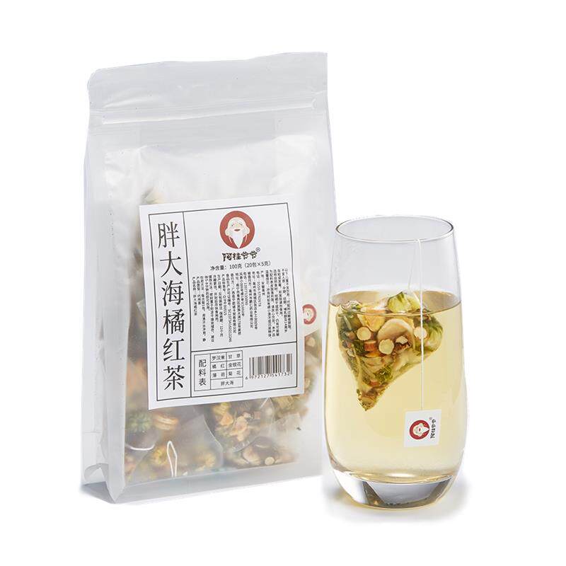 阿桂爷爷胖大海茶包罗汉果橘红茶菊花金银花甘草栀子秋冬养生茶