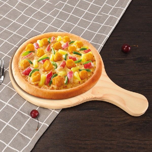 网红7/8/9in Handmade Pizza Pan Cake Dessert Fruit Dish Servi