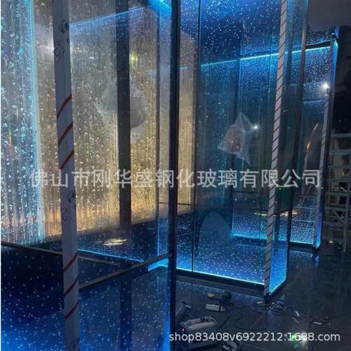 端订制酒店酒吧档化549钢夹气胶泡术工艺艺玻璃