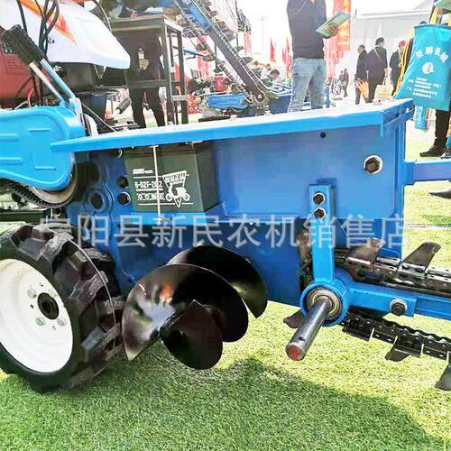 农用体微耕一开机开开槽沟UID挖沟排水用铺设电缆用开沟机深度可