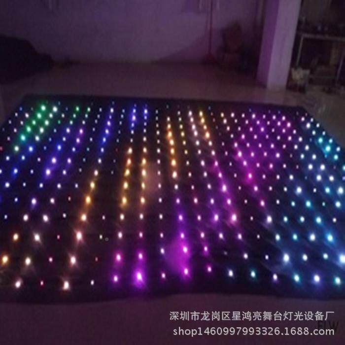 装包出邮ED视频布星空视频布幕布舞台灯光酒吧KTV婚庆饰背景演设