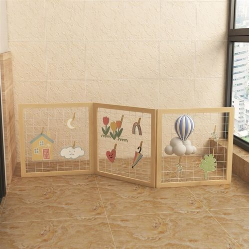 落地展示架子幼儿园装饰节庆照片贺卡挂饰网格小学手工作业收纳架