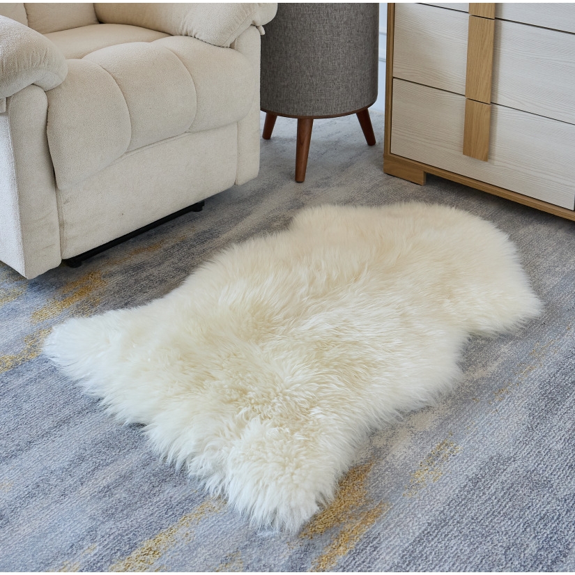 跨境Temu欧美地毯客厅高级地垫家用仿真动物牛皮可机洗地毯