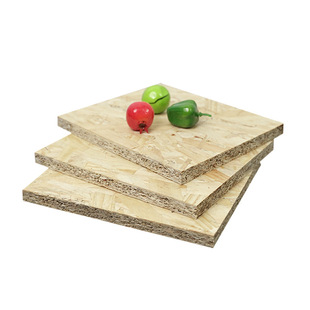 欧松板定向刨花板 高光柜门家具板松木欧松板防水阻燃饰面欧松板