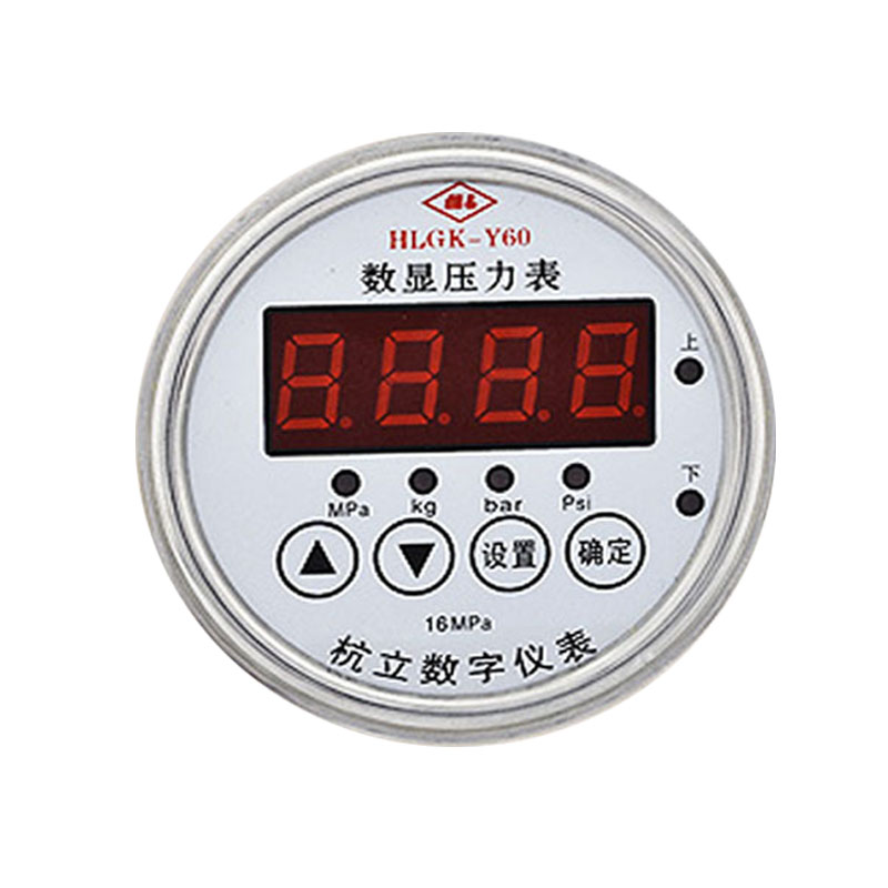 60型数显压力表数字显示电接点压力开关控制器水液气真空负压表