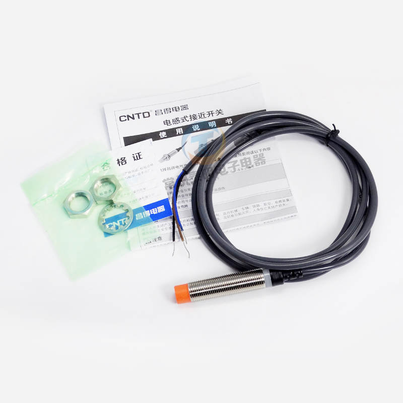 昌得CJY12E-04NA接近开关LJ12A3-4-Z/BX直流三线NPN常开24V传感器