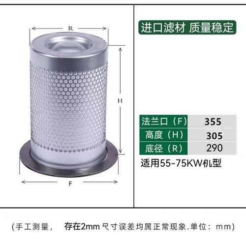 螺杆空压机油气分离器DB2074DB2186油分芯空压机保养耗材油滤空滤