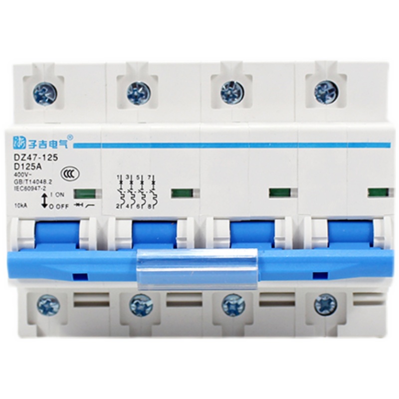 断路器空气开关DZ47-63A 1P2P3P4P 6-125A小型家用微断总电闸 C45