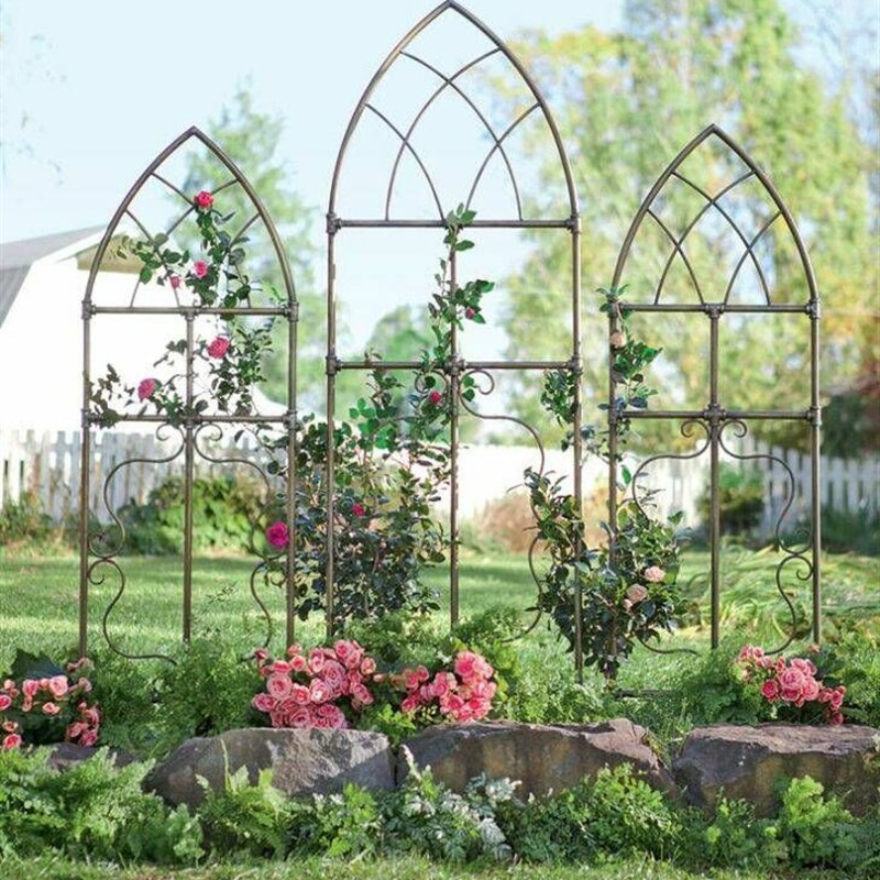 可拆式欧式屏风 铁线莲月季花幕架 G植物爬藤架 花插片2种规格