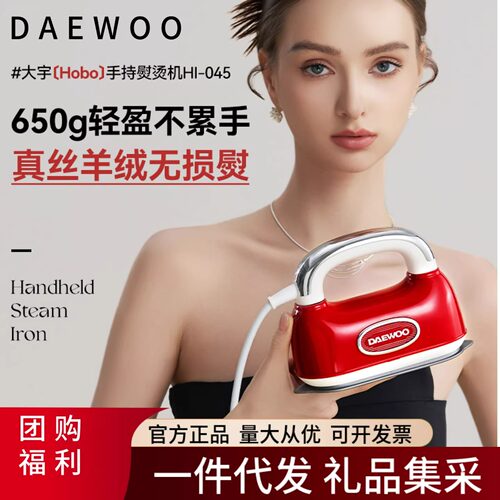 大宇手持熨烫机家用小型蒸汽熨斗