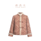 莨西子新中式 国风香云纱桑蚕丝棉服外套女秋冬棉袄绝美穿搭棉衣
