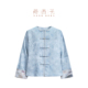 宽松2026春新款 轻国风桑蚕丝外套女短款 莨西子新中式 上衣 珞瑶