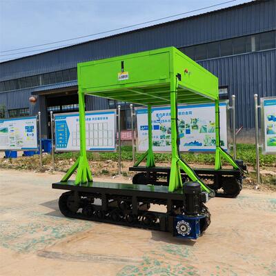 电动遥控龙门式履带底盘总成全地形自行走框架式果园采摘机器人