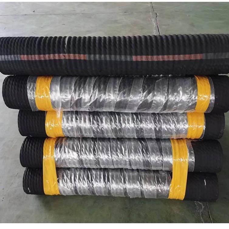 法兰钢丝橡胶管耐磨砂浆管加厚耐压吸沙管吸排泥浆管负压抽水胶管