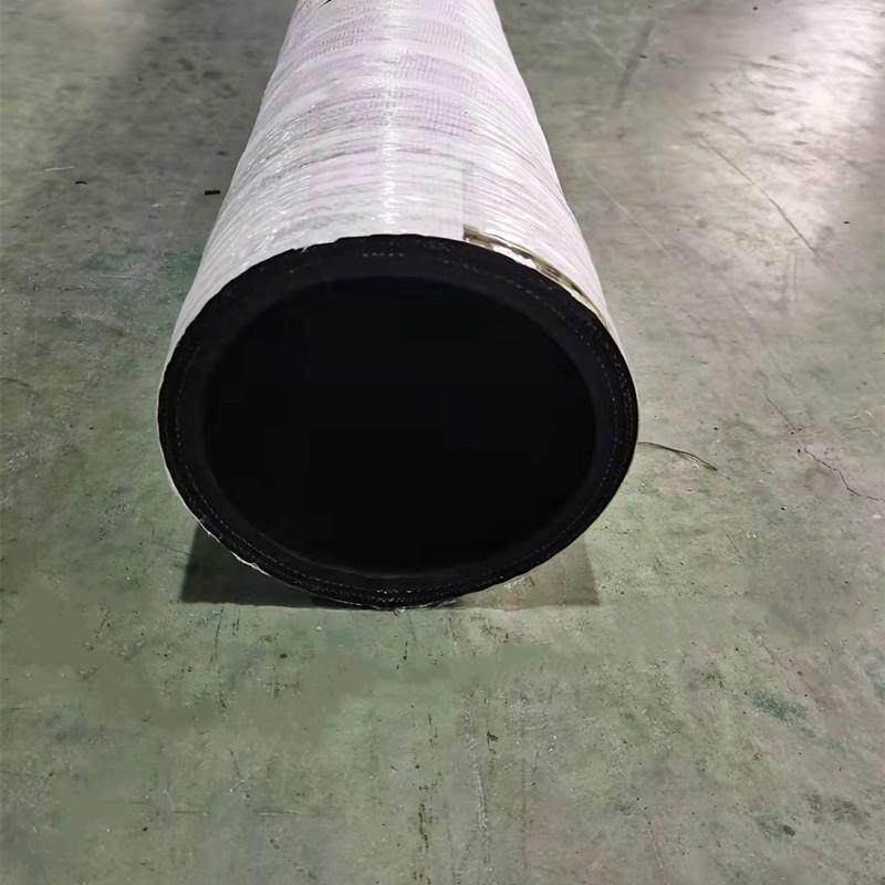 钢丝橡胶管大口径优质耐磨法兰盘连接吸水排泥抽砂用6寸150