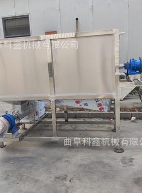 绿色环保滚筒式固液分离机水泡鸡鸭粪便脱水机菜市场垃圾挤干机