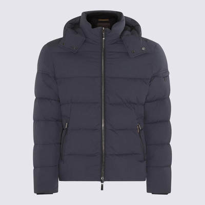 MOORER NAVY PUFFER BRETT DOWN JACKET