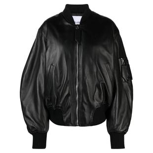 BOMBER THE ATTICO LEATHER JACKET