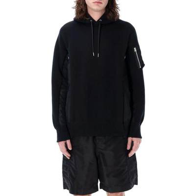 SACAI Paneled hoodie