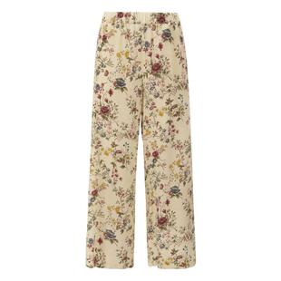 Printed trousers silk MARA GRADARA MAX crop WEEKEND